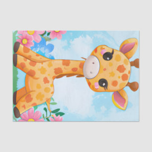 Schattigee Decoupage kinder giraffe liefhebbers Tissuepapier