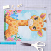 Schattigee Decoupage kinder giraffe liefhebbers Tissuepapier (Craft)