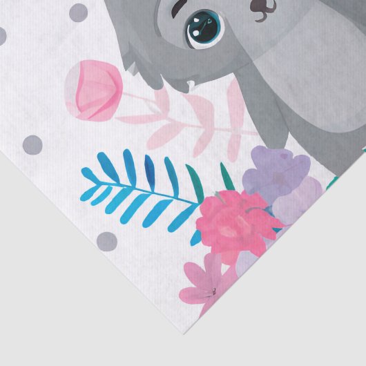 Schattigee Decoupage kinder wolvenliefhebbers Tissuepapier (Detail)