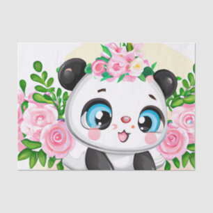 Schattigee Decoupage panda beer liefhebbers Tissue Tissuepapier