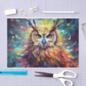 Schattigee Decoupage uilenliefhebbers Tissuepapier (Craft)