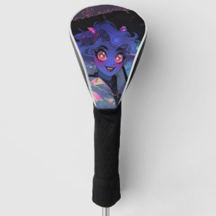 Schattigee Demon Anime Girl in the Rain Golfheadcover