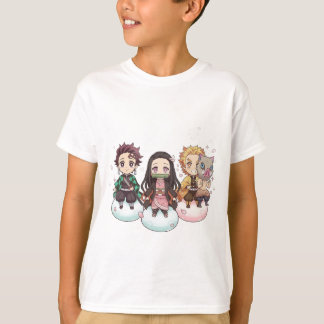 Schattigee Demon Slayer T-shirt kinder