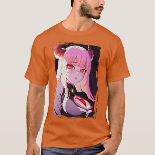 Schattigee Demon Succubus Art Verdrietig T-shirt
