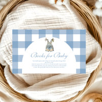 Schattigee Denim Baby shower Boeken voor Baby