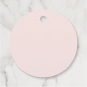 Schattigee Denim Blue Jean Meisje Dank je wel Bedankjes Labels (Achterkant)