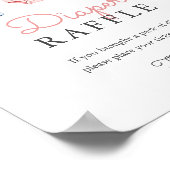 Schattigee Denim Blue Jean Meisje Luier Raffle Gam Poster (Hoek)