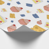 Schattigee dessert cadeau wrap - Sweet, Fun en Per Cadeaupapier (Hoek)