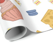 Schattigee dessert cadeau wrap - Sweet, Fun en Per Cadeaupapier (Rol Hoek)