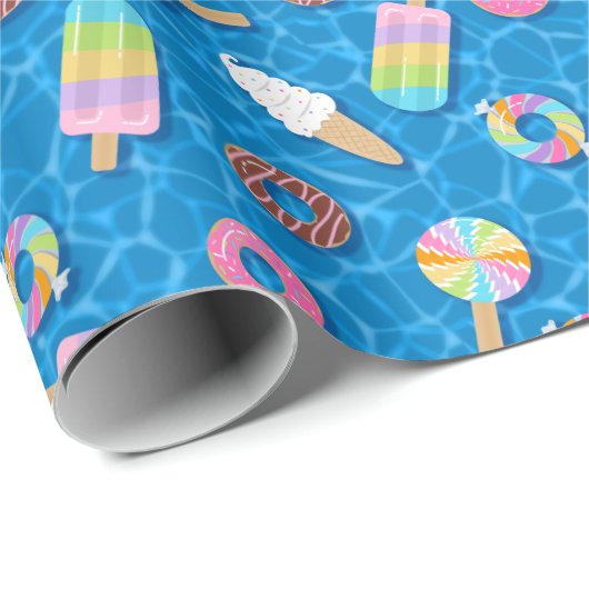 Schattigee desserts cadeaupapier (Rol Hoek)