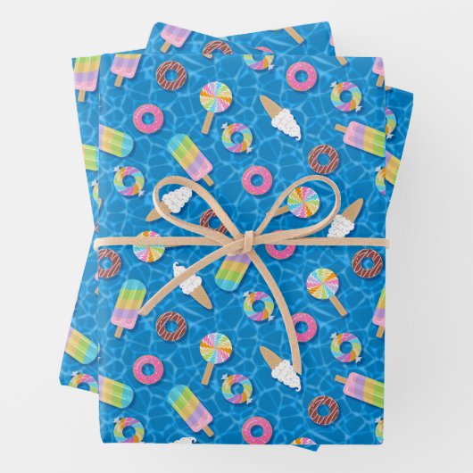 Schattigee desserts inpakpapier vel (In situ)