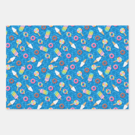 Schattigee desserts inpakpapier vel