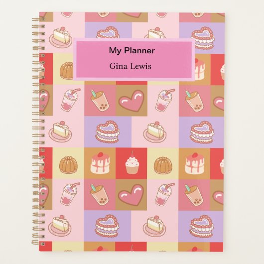 Schattigee desserts planner (Voorkant)