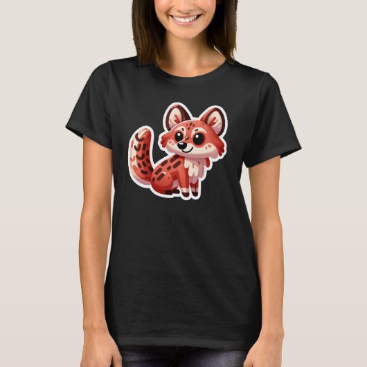 Schattigee Dhole T-shirt (Voorkant)