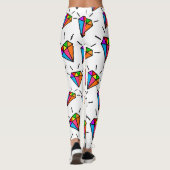 Schattigee diamanten leggings (Achterkant)