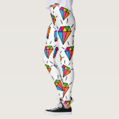 Schattigee diamanten leggings (Links)