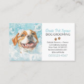 Schattigee dienst voor het verzorgen van huisdiere visitekaartje (Voorkant)