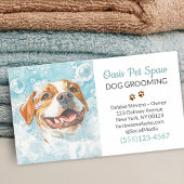 Schattigee dienst voor het verzorgen van huisdiere visitekaartje