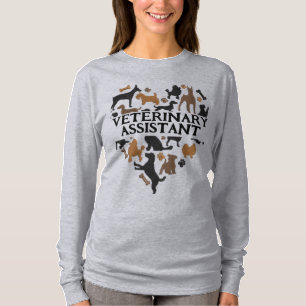 Schattigee dierenarts Kliniek Personeel Veterinair T-shirt