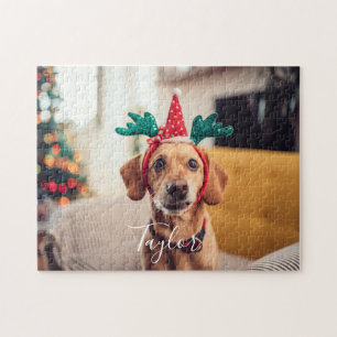 Schattigee dierenfoto Moderne kerst Feestdagen Legpuzzel