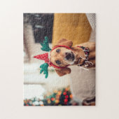 Schattigee dierenfoto Moderne kerst Feestdagen Legpuzzel (Verticaal)