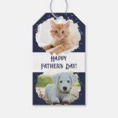 Schattigee dierenliefhebbers gepersonaliseerde twe cadeaulabel (Voorkant)