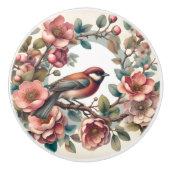 Schattigee dierenvrienden keramische knop (Voorkant)