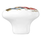 Schattigee dierenvrienden keramische knop (Zijkant)