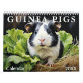 Schattigee Dierenvrienden van cavia's Waterverf Ma Kalender (Hoes)