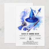 Schattigee Digitale Wizardry Verjaardag Kaart (Voorkant / Achterkant)