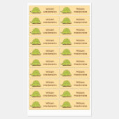 Schattigee Dimetrodon dinosaurus cartoon gepersona Labels (Vel)