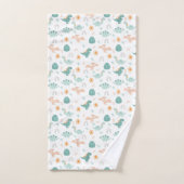 Schattigee Dino Adventure Pattern kinder Badkamer  Bad Handdoek (Handdoek)