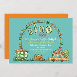 Schattigee Dino Cars Dinosaur Green Yellow Boys Ve Kaart