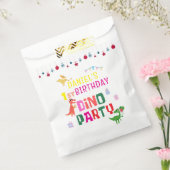 Schattigee Dino Dinosaur Kind verjaardagsfeestje Bedankzakje (Gezegeld)