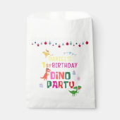 Schattigee Dino Dinosaur Kind verjaardagsfeestje Bedankzakje (Voorkant)