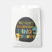 Schattigee Dino Dinosaur Kind verjaardagsfeestje Bedankzakje (Voorkant)