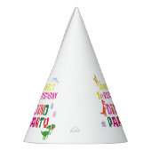 Schattigee Dino Dinosaur Kind verjaardagsfeestje Feesthoedjes (Links)