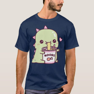 Schattigee Dino houdt van Instant Noodles T-shirt