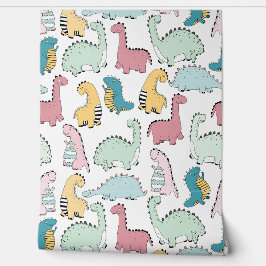 Schattigee Dino Kinder kamer Behang