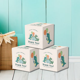 Schattigee Dino-Mite Dinosaurus Verjaardag Dank u Bedankdoosjes