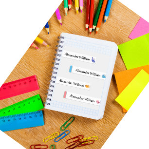 Schattigee Dino & Regenboog Waterdicht /Strijkijze Labels