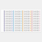 Schattigee Dino & Regenboog Waterdicht /Strijkijze Labels (Vel)