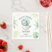 Schattigee Dino Triceratops Dinosaur Boy Baby show Servet (Insitu)