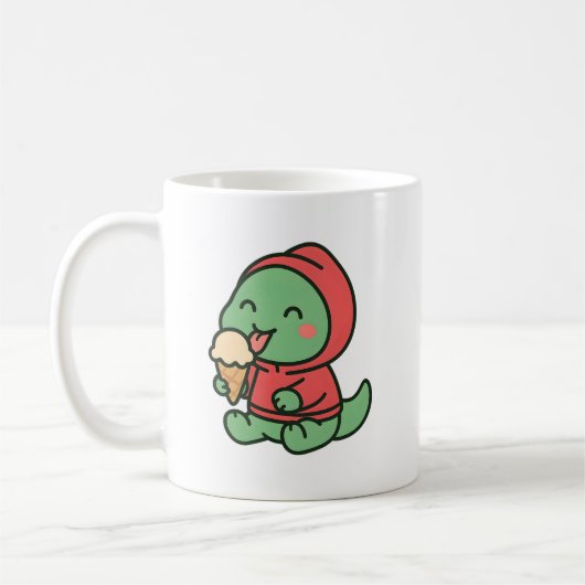 Schattigee Dinosaur Ice Cream – Leuke Koffie Mok / (Links)