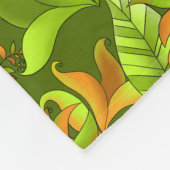 Schattigee Dinosaur liefhebbers voegen naam toe ba Fleece Deken (Hoek)