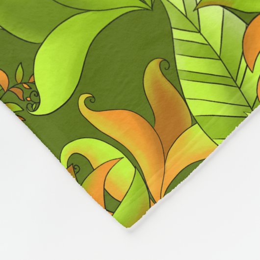 Schattigee Dinosaur liefhebbers voegen naam toe ba Fleece Deken (Hoek)