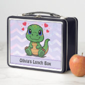 Schattigee Dinosaur Lunch Box – Naam toevoegen (In situ)