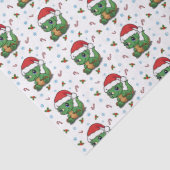 Schattigee Dinosaur Santa Hat Christmas Tissue Pap Tissuepapier (Detail)