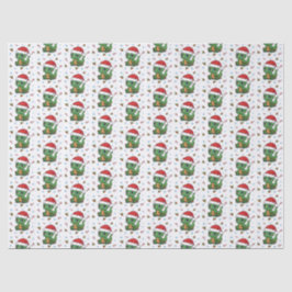 Schattigee Dinosaur Santa Hat Christmas Tissue Pap Tissuepapier