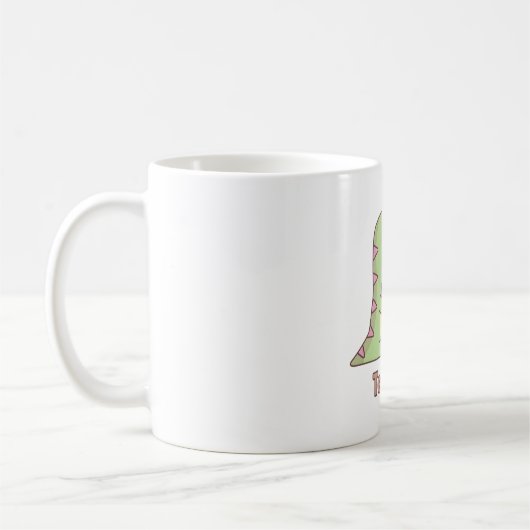 Schattigee Dinosaur Tea-Rex Knuffelen Teacup Koffiemok (Links)